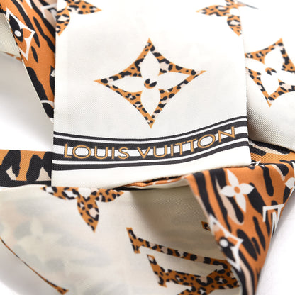 Louis Vuitton Silk Monogram Giant Jungle Bandeau Ivory 3 of 4