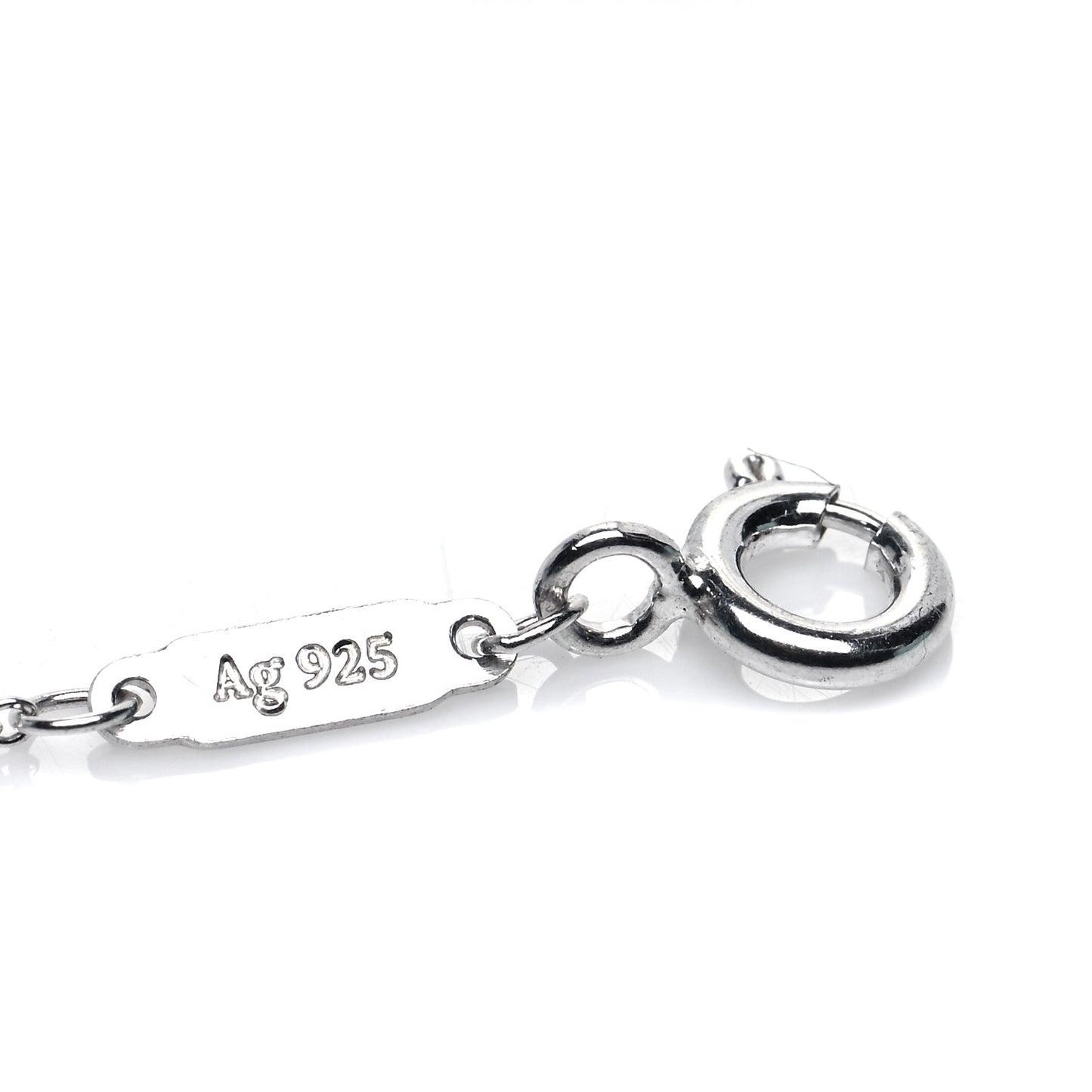 Sterling Silver Small T Smile Pendant Necklace