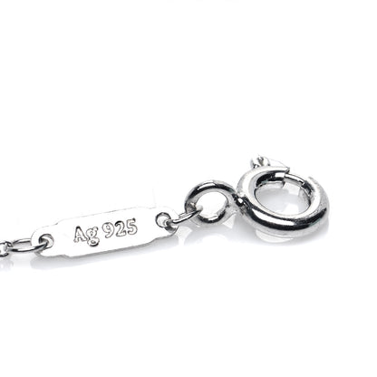 Tiffany Sterling Silver Small T Smile Pendant Necklace 4 of 5
