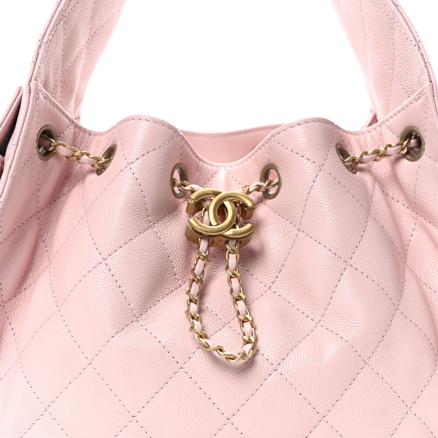 Chanel Caviar Quilted Small Chanel 25 Handbag Light Pink 8 of 10