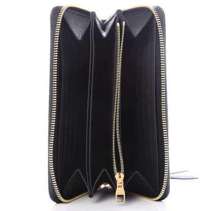 Louis Vuitton Empreinte Monogram Giant Zippy Wallet Black Beige 5 of 6