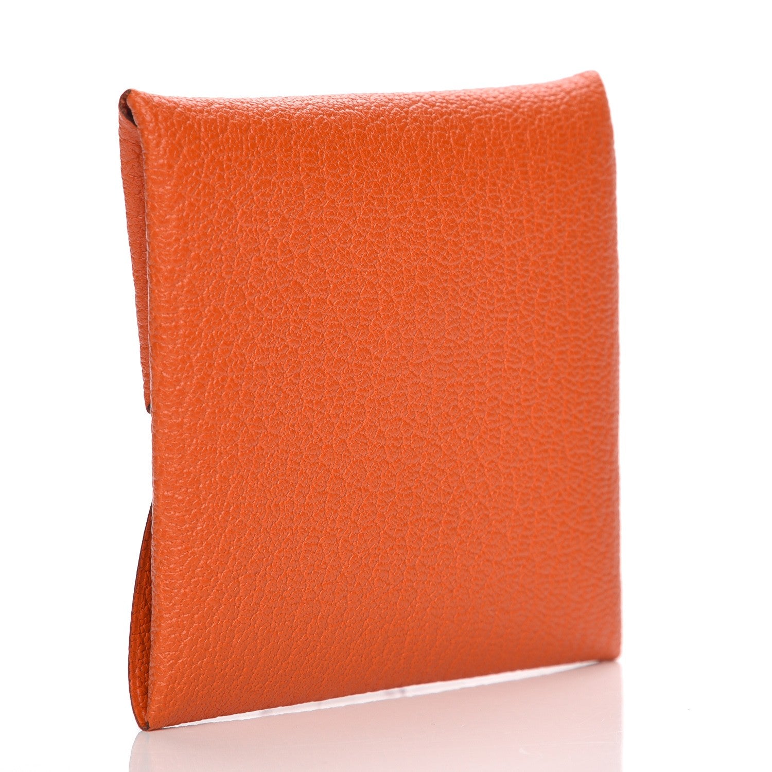 Hermes Chevre Mysore Bastia Coin Purse Feu 3 of 8