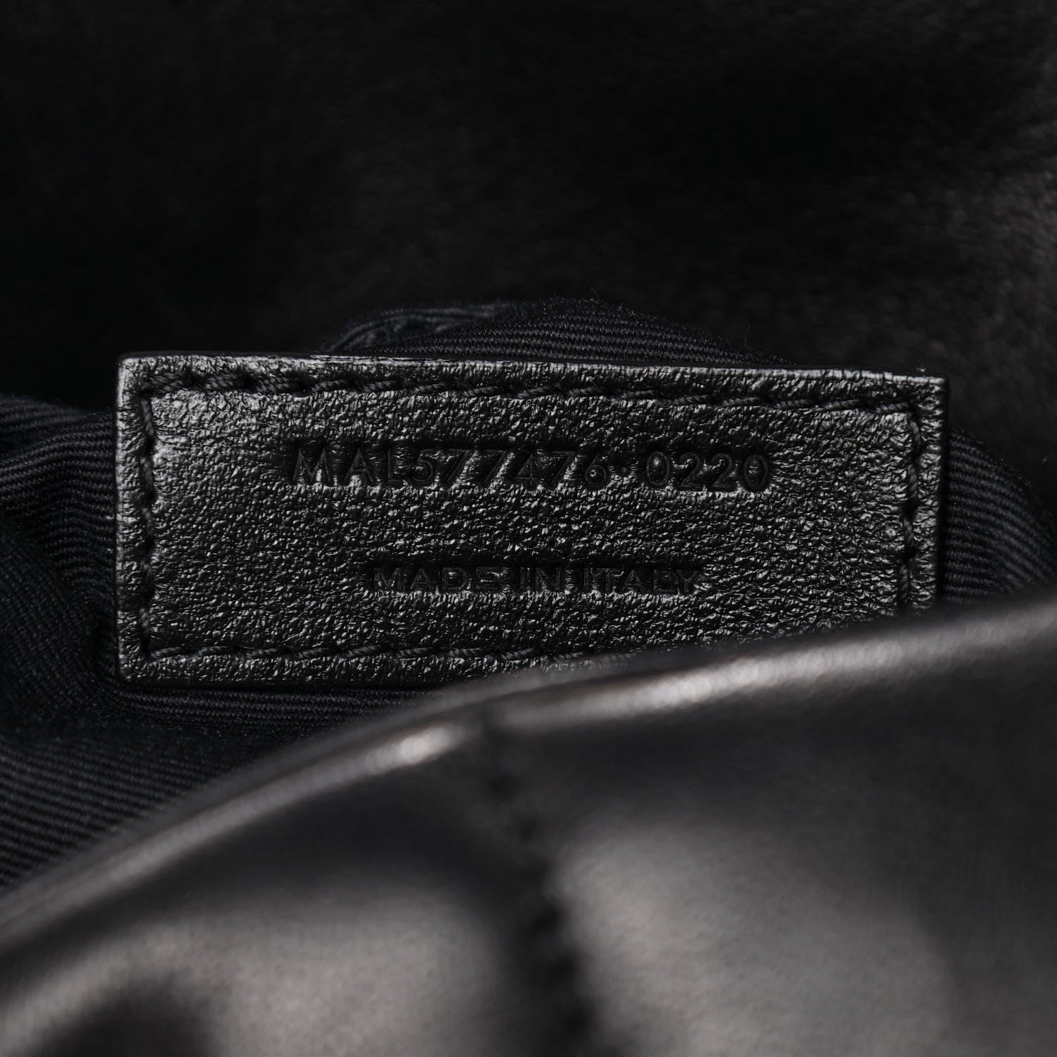 Saint Laurent Lambskin Quilted Small Loulou Puffer Monogram Chain Satchel Black 7 of 9