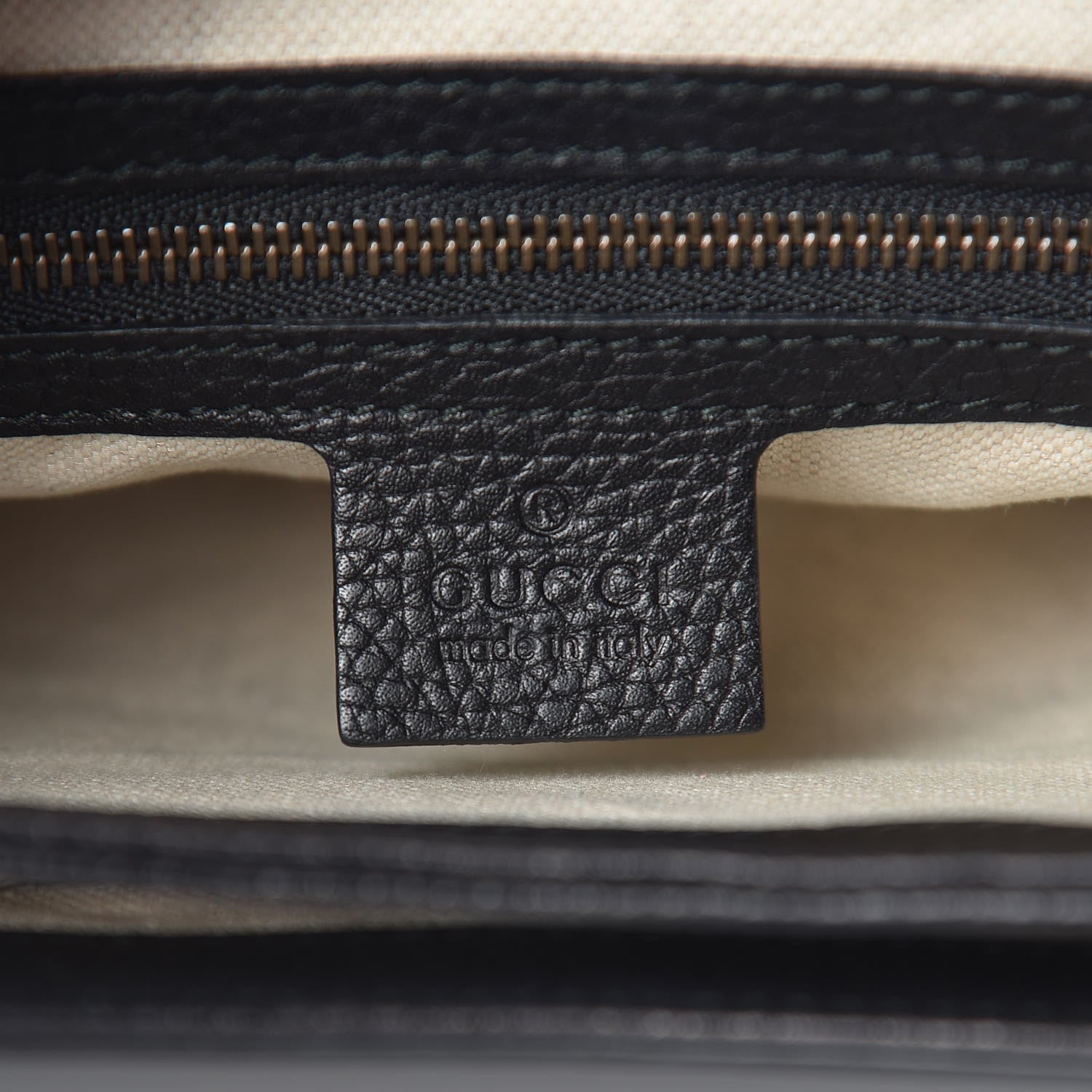 Gucci Cellarius Calfskin Feline GG Marmont Flap Shoulder Bag Black 6 of 11