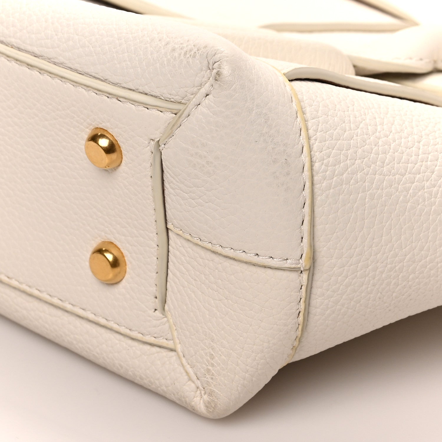 Bottega Veneta French Calfskin Maxi Intrecciato Small Arco Bianco 8 of 8