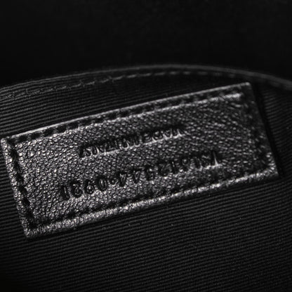Saint Laurent Tweed Calfskin Monogram Lou Camera Bag Black 7 of 10
