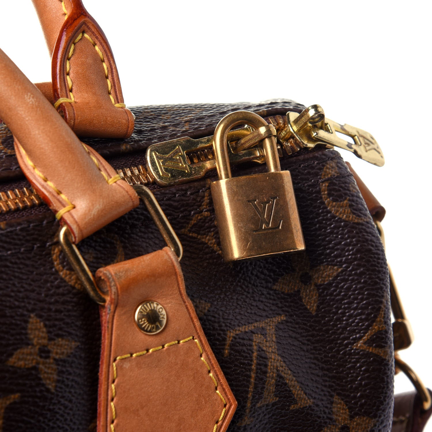 Louis Vuitton Monogram Speedy Bandouliere 25 10 of 10