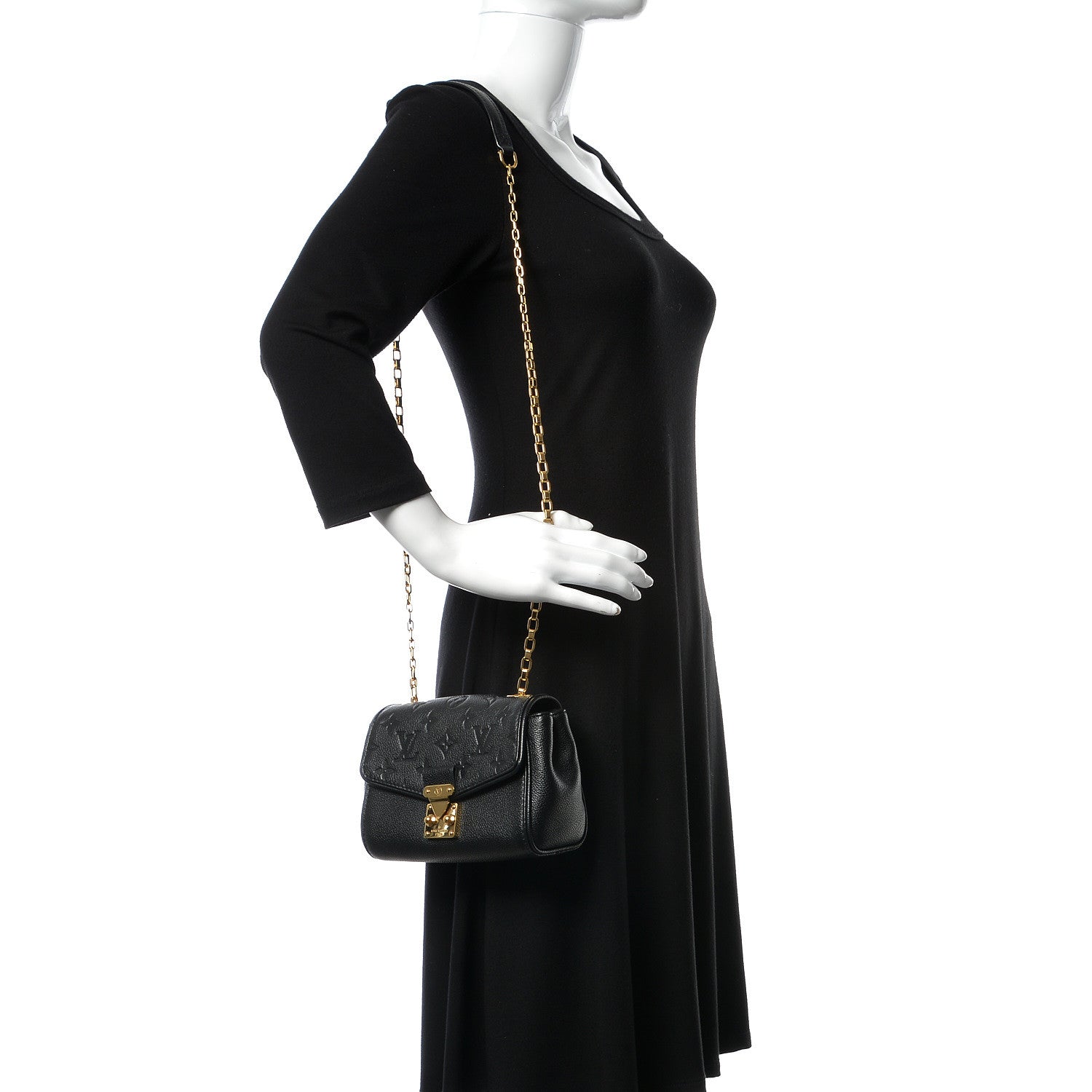 Louis Vuitton Empreinte Saint Germain BB Black 2 of 8