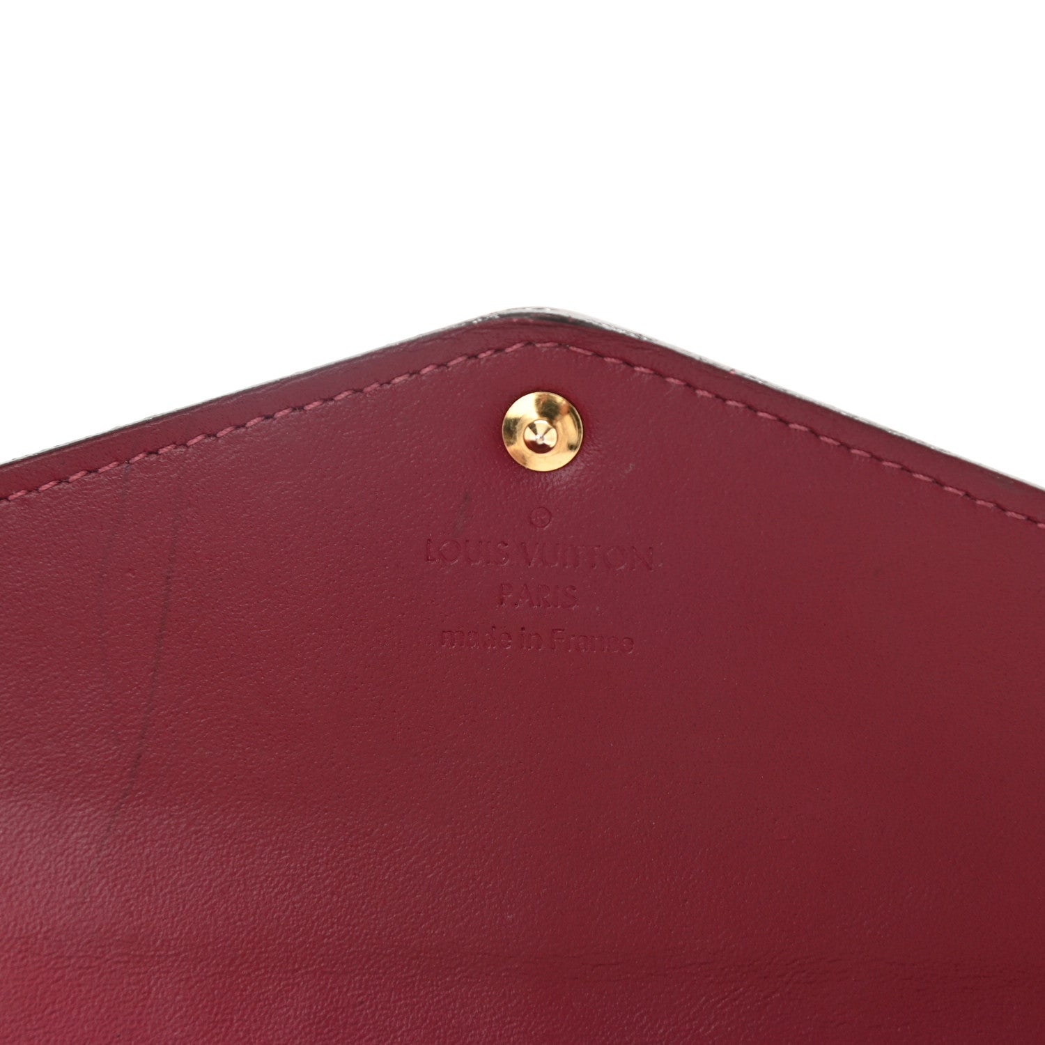 Louis Vuitton Vernis Sarah Wallet NM Magenta 6 of 6