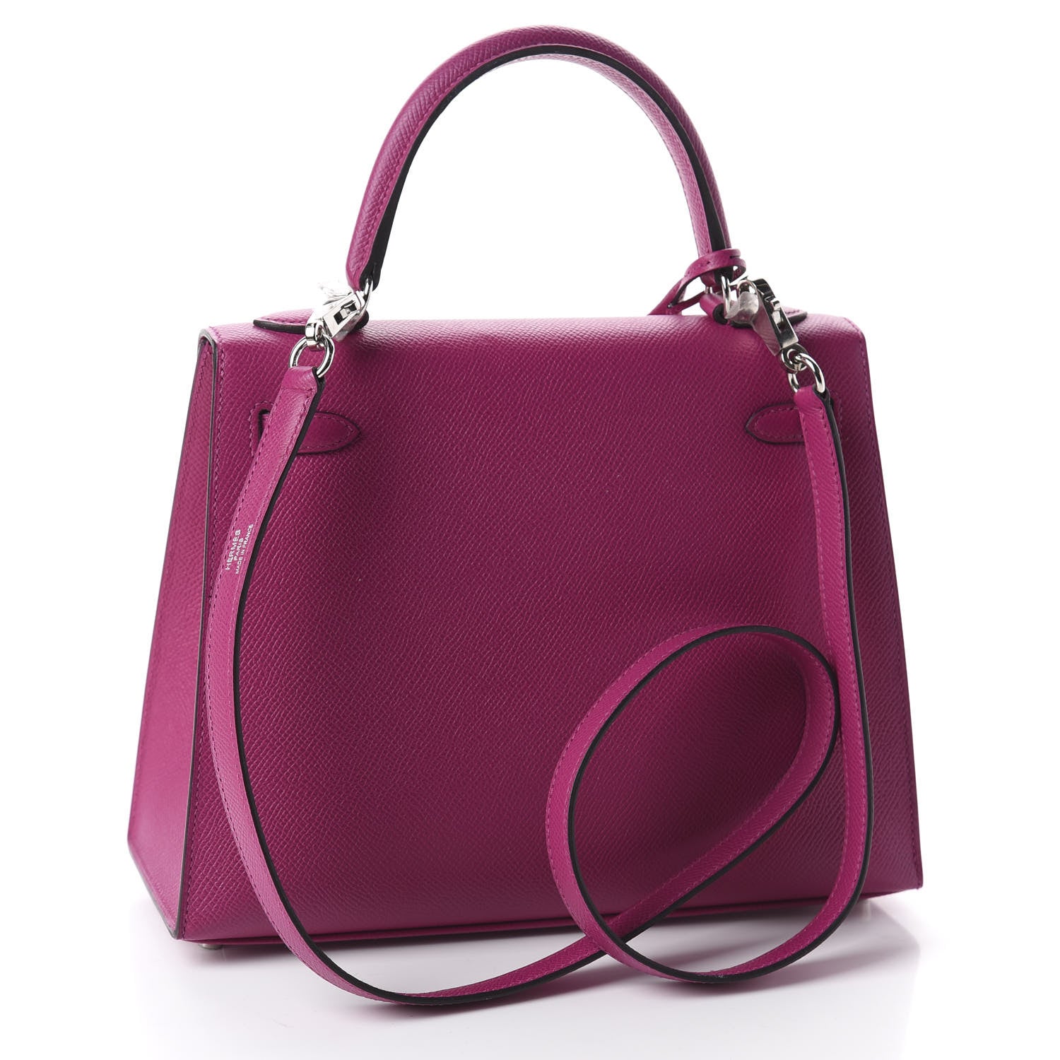 Hermes Epsom Kelly Sellier 25 Rose Pourpre 2 of 12