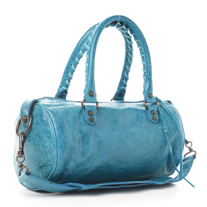Balenciaga Chevre Classic Hardware Mini Twiggy Aquamarine 2 of 12