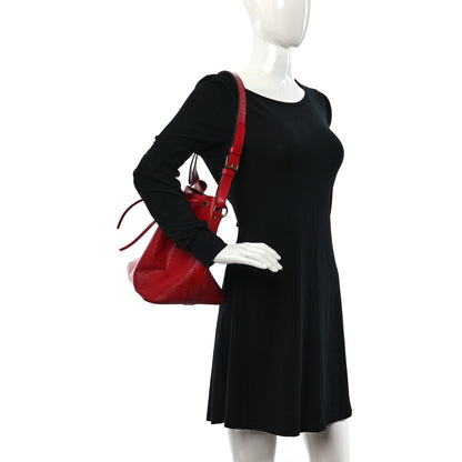 Louis Vuitton Epi Petit Noe Castillan Red 2 of 13