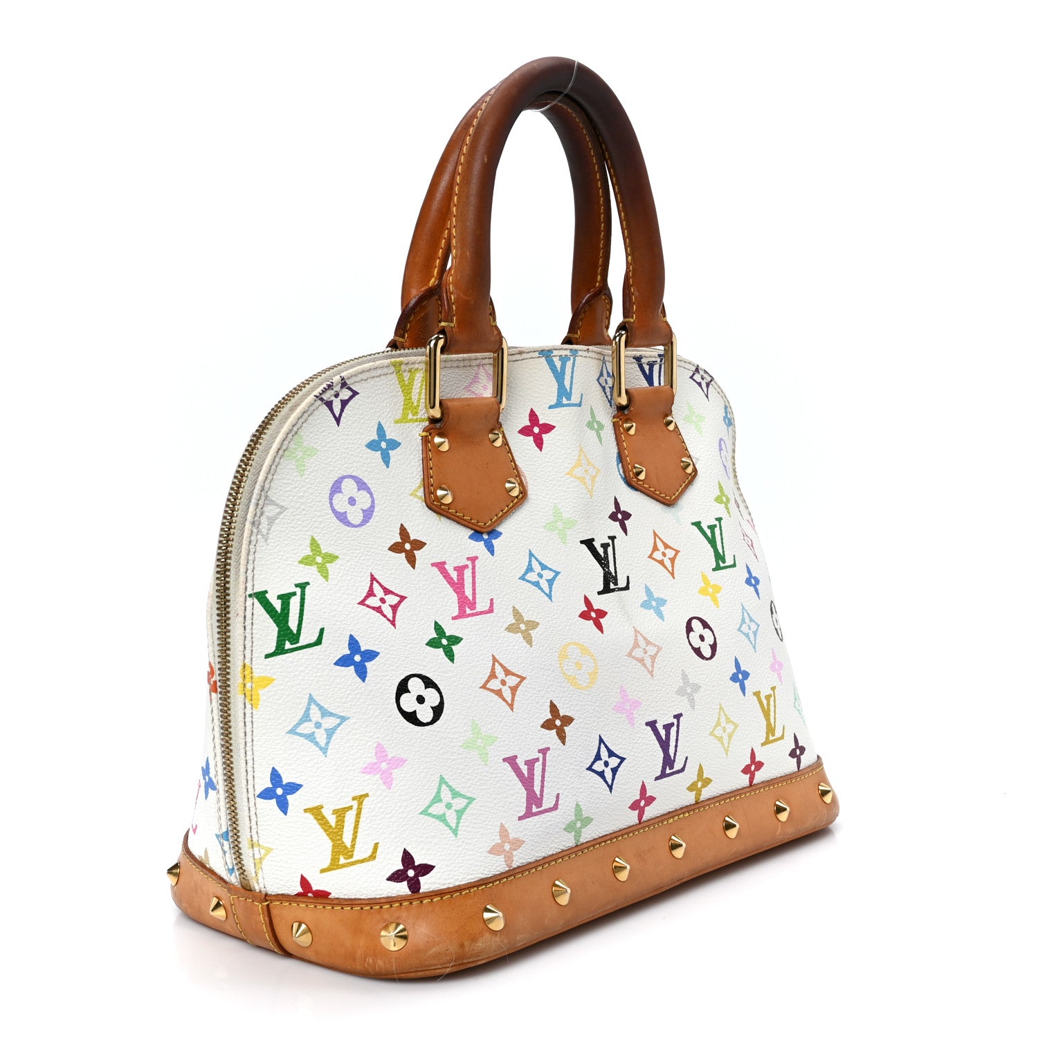 Louis Vuitton Monogram Multicolor Alma White 2 of 11