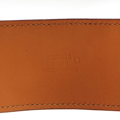 Hermes Shiny Alligator Collier De Chien CDC Bracelet L Orange 5 of 6