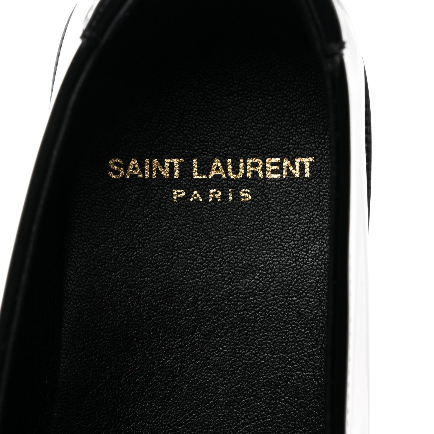 Saint Laurent Calfskin Penny Loafers 36 Black 7 of 8