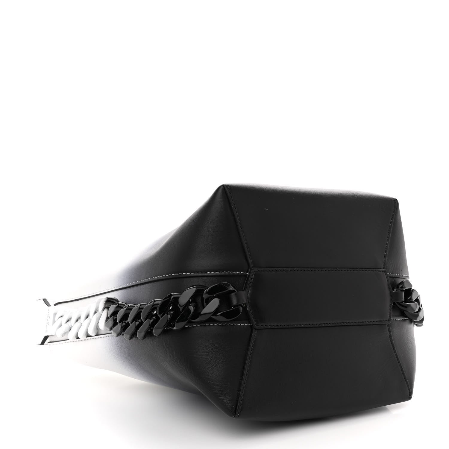 Givenchy Calfskin Degrade Infinity Bucket Bag Black White 5 of 13