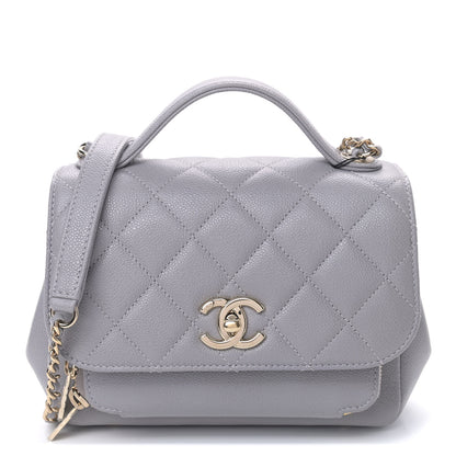 Chanel Caviar Quilted Small Business Affinity Flap Grey 1 of 8