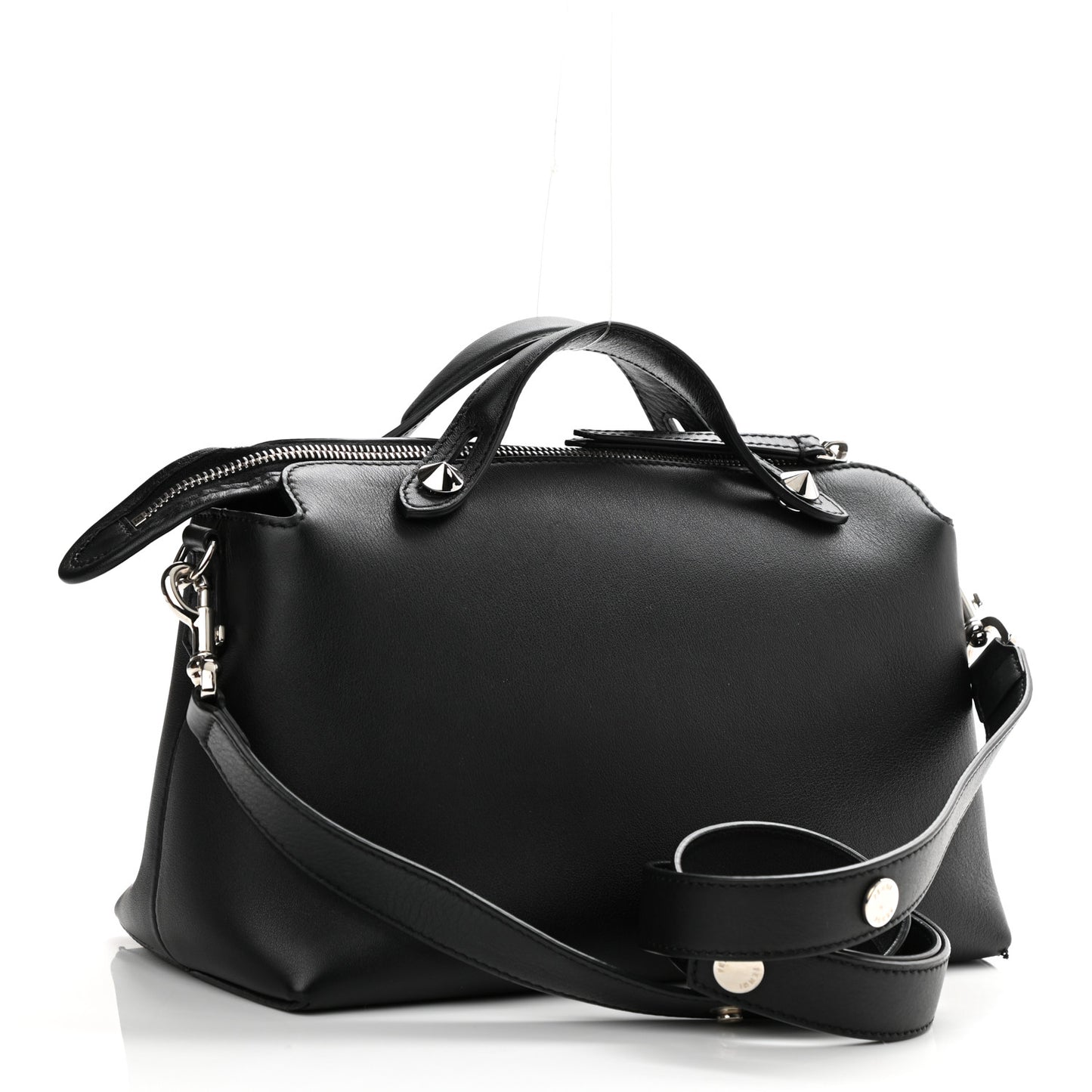 Vitello Dolce Medium By The Way Boston Bag Black