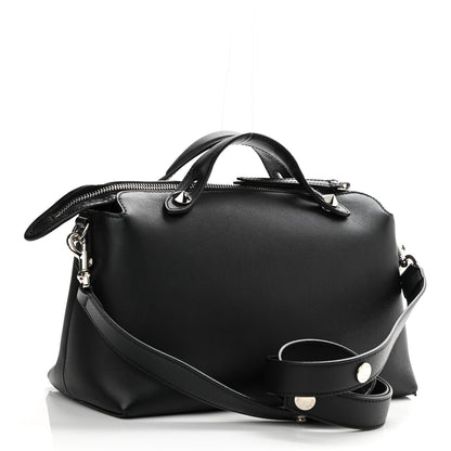 Fendi Vitello Dolce Medium By The Way Boston Bag Black 3 of 8