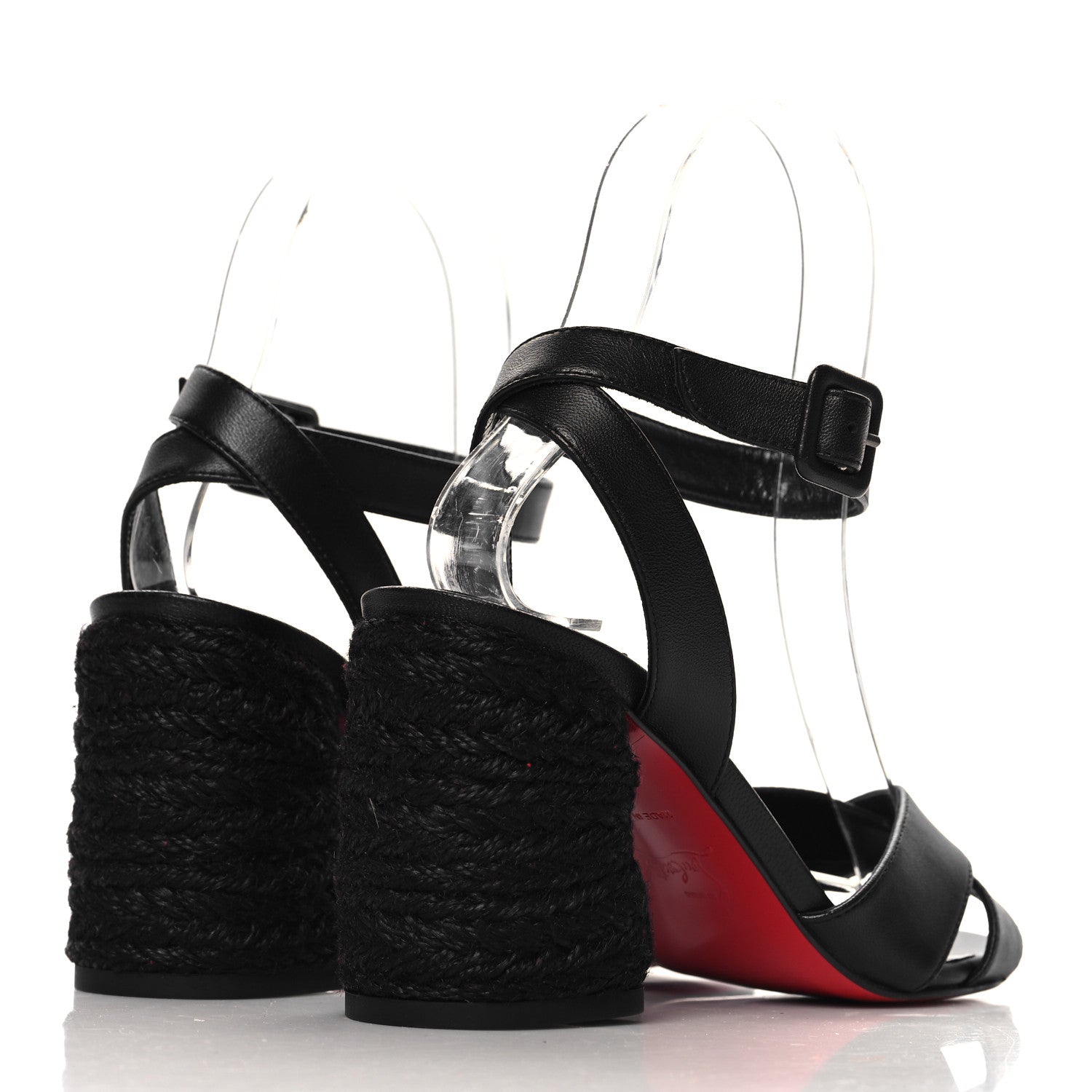 Christian Louboutin Nappa Summer Mariza 85 Sandals 35 Black 5 of 9