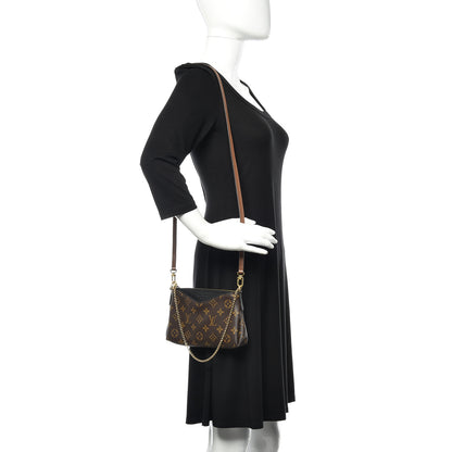 Louis Vuitton Monogram Pallas Clutch Black 2 of 10