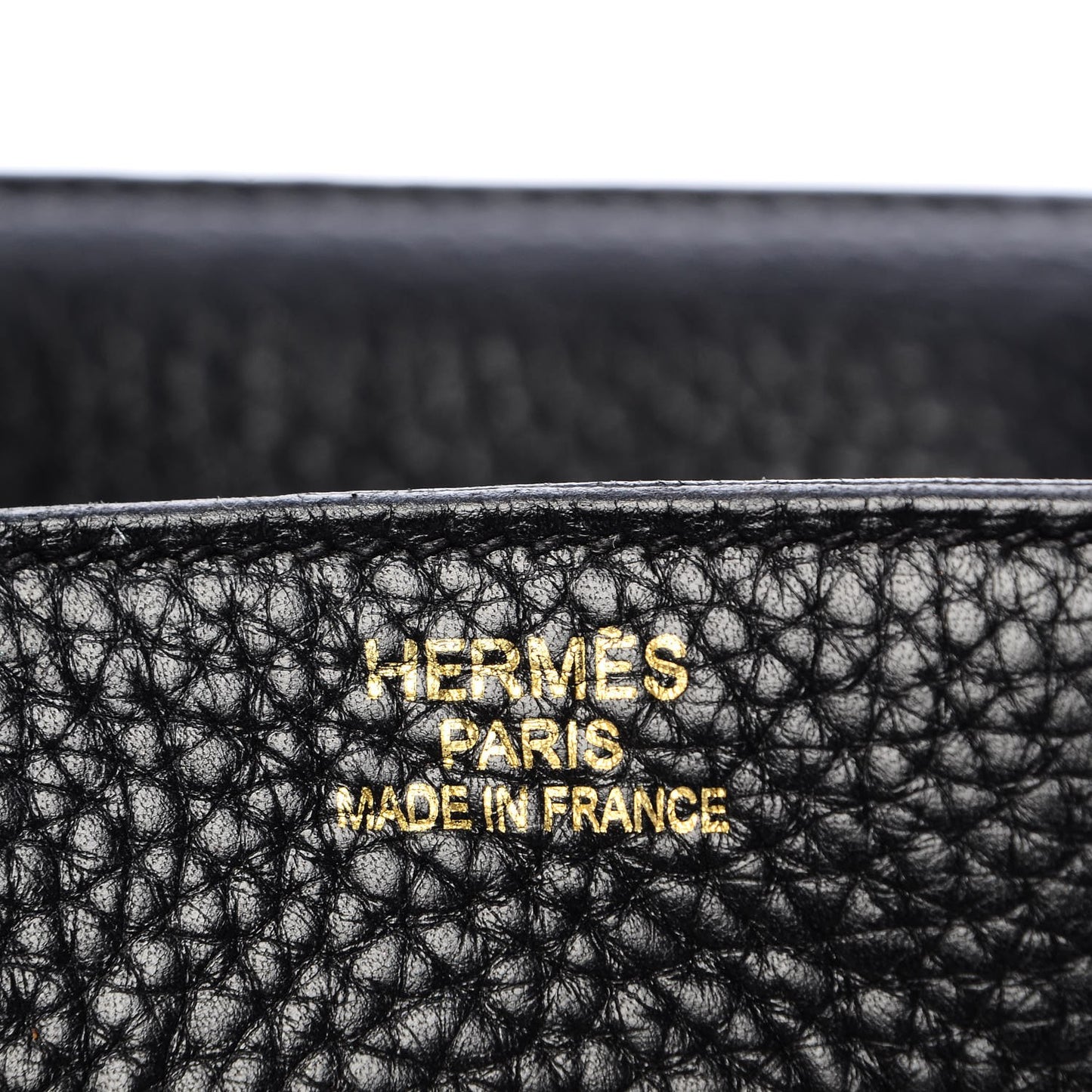 Taurillon Clemence Birkin 35 Black