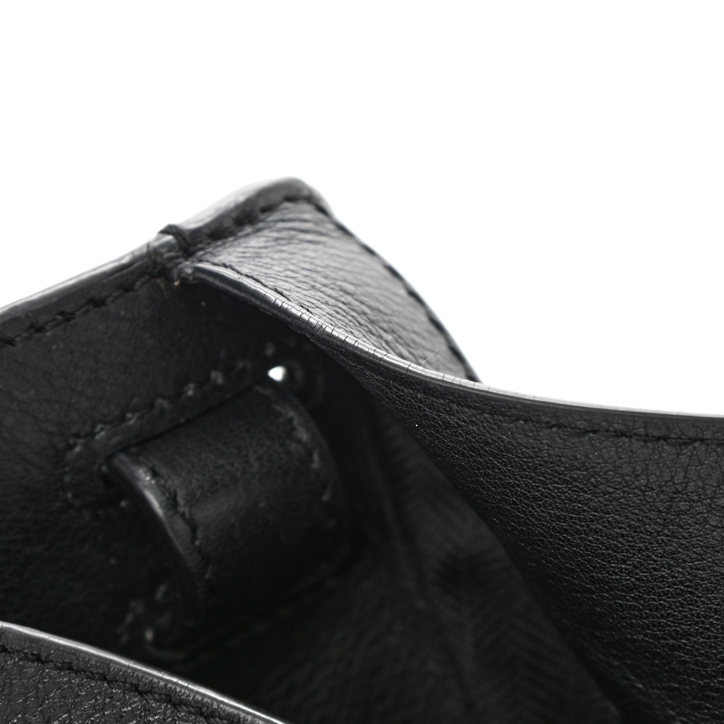 Calfskin Small Hammock Shoulder Bag Black
