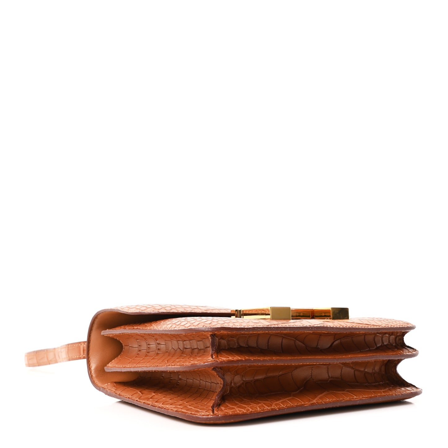 Matte Alligator Constance 18 Gold