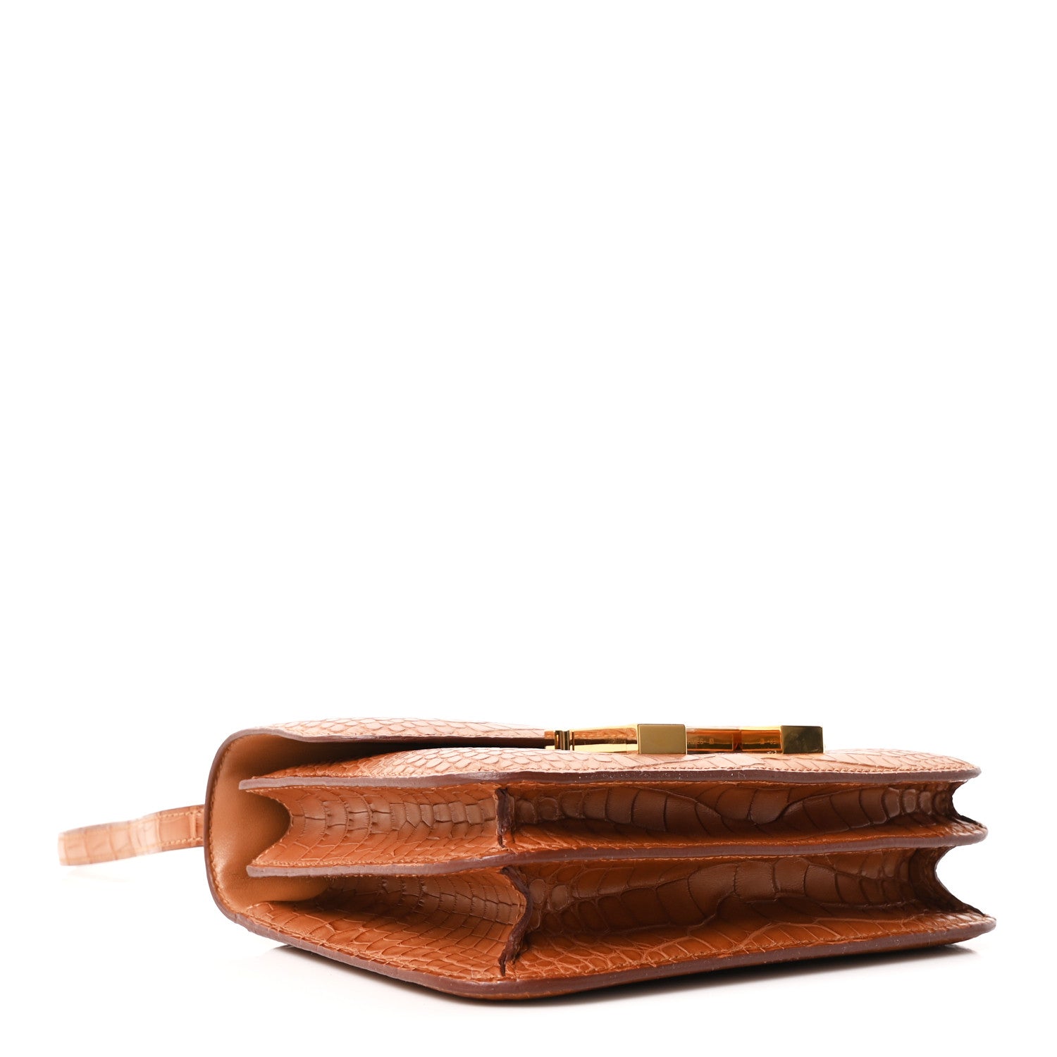 Hermes Matte Alligator Constance 18 Gold 4 of 11