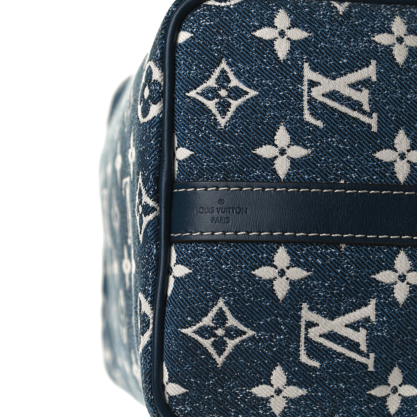 Monogram Jacquard Denim Speedy Bandouliere 25 Bleu