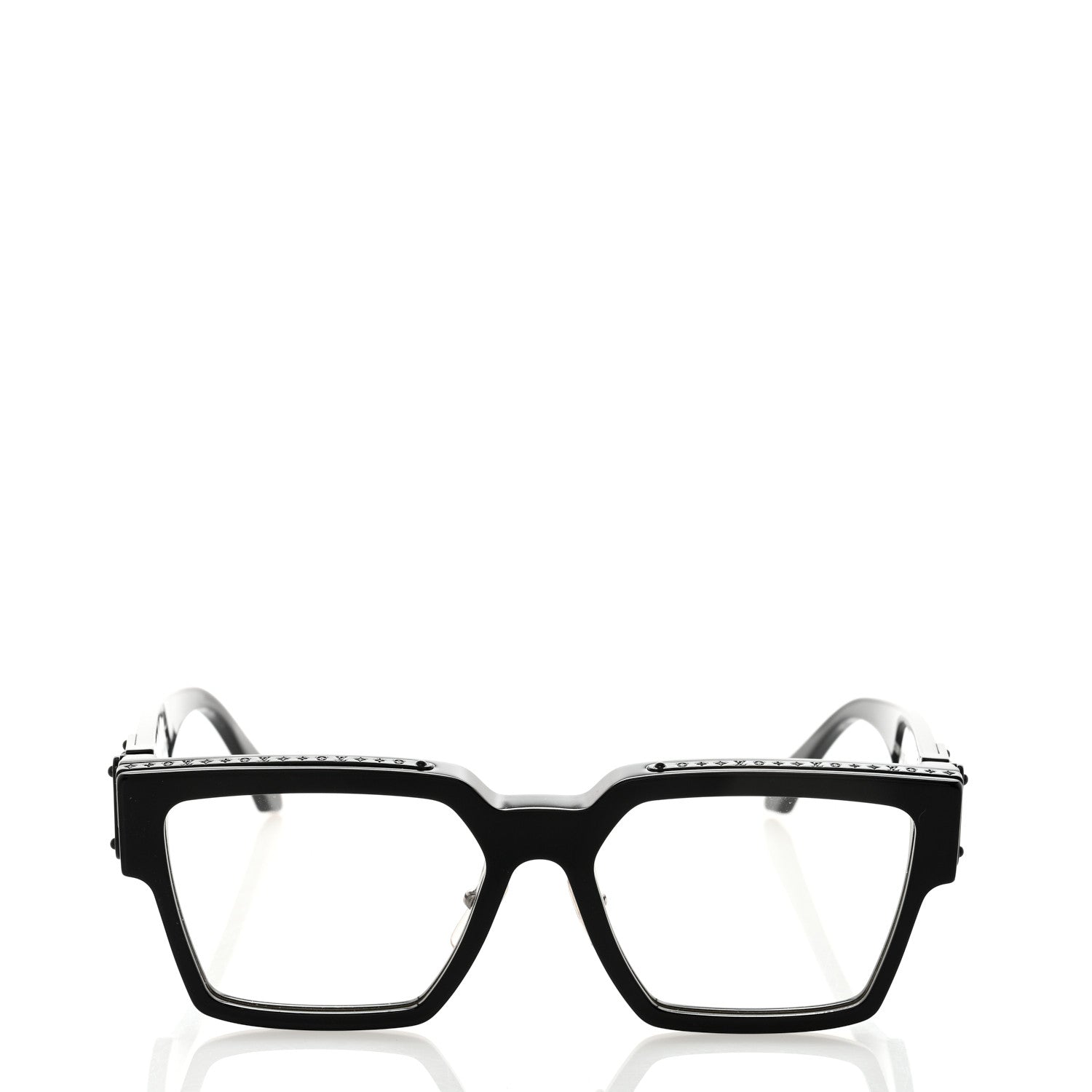 Louis Vuitton Acetate 1.1 Millionaires Z1358W Eyeglasses Black 2 of 8