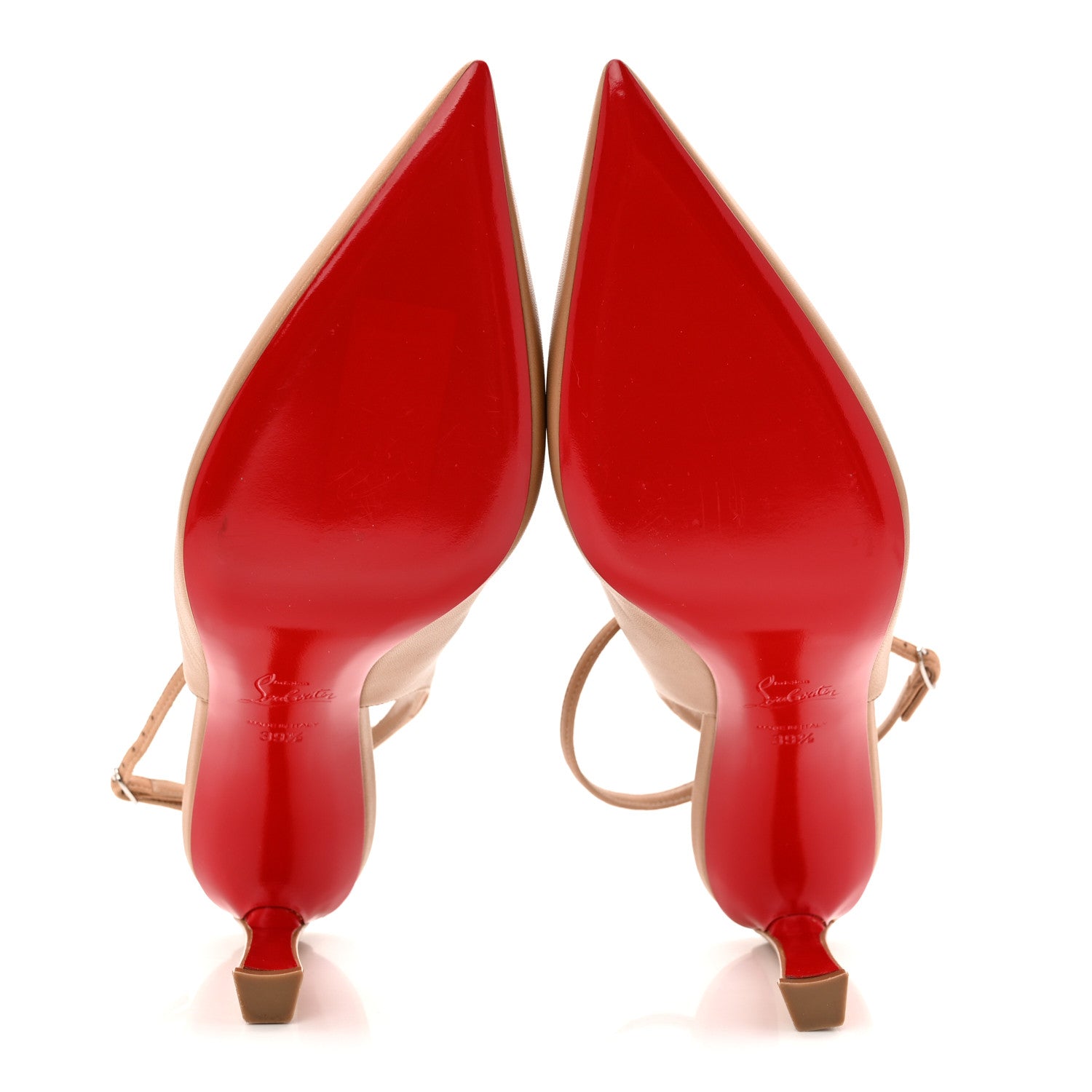 Christian Louboutin Nappa Condora Strap 85 Pumps 39.5 Toffee 6 of 9