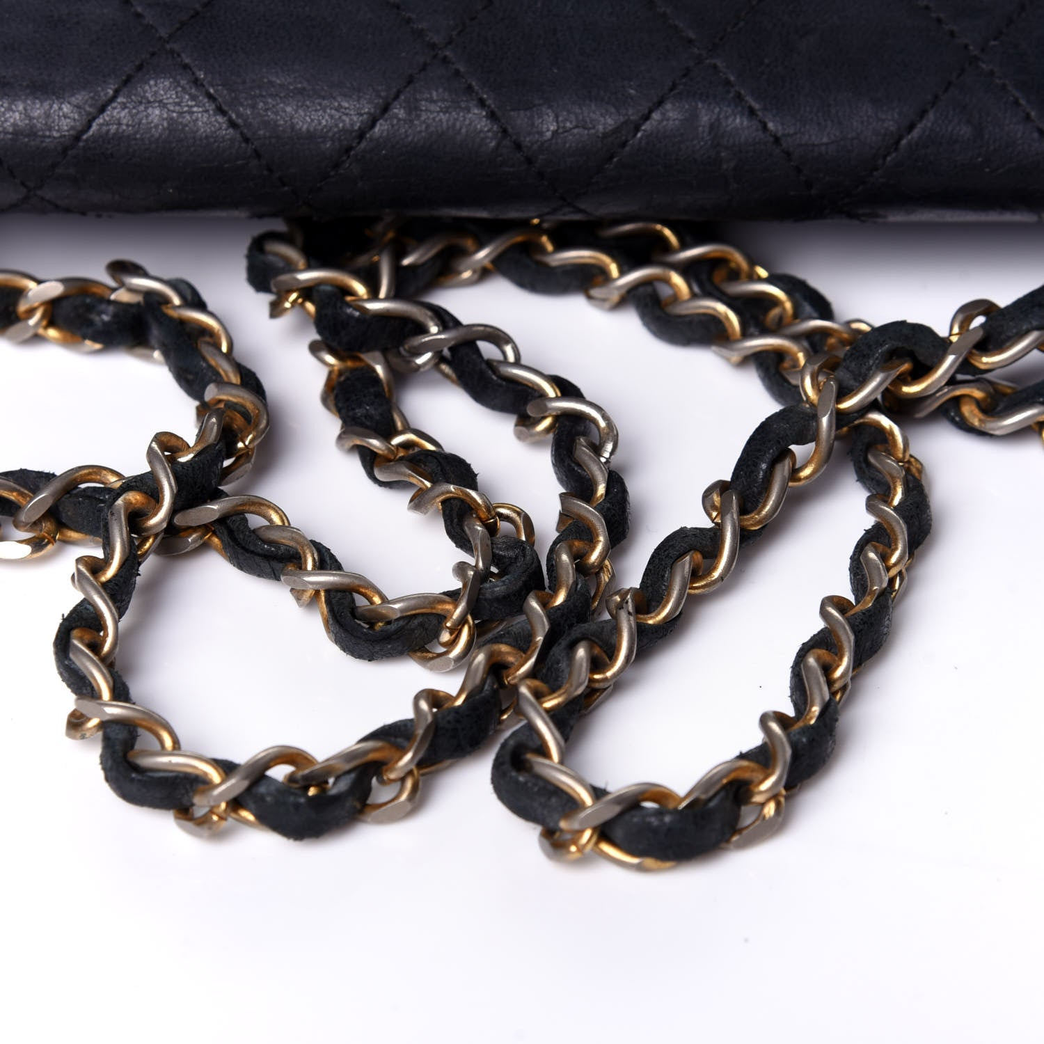 Chanel Lambskin Quilted Small Double Flap Black 12 of 18