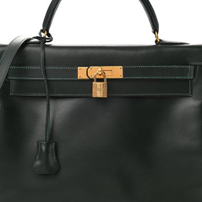 Hermes Box Kelly Retourne 32 Vert Fonce 8 of 25