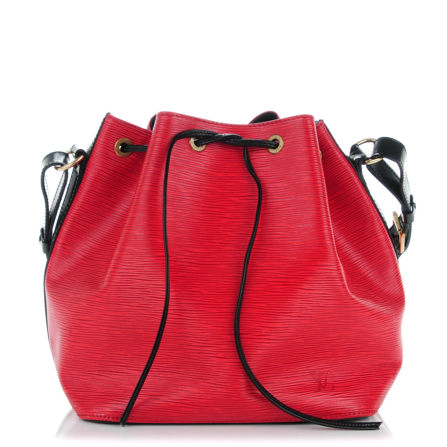 Louis Vuitton Epi Petit Noe Rouge Black 1 of 7