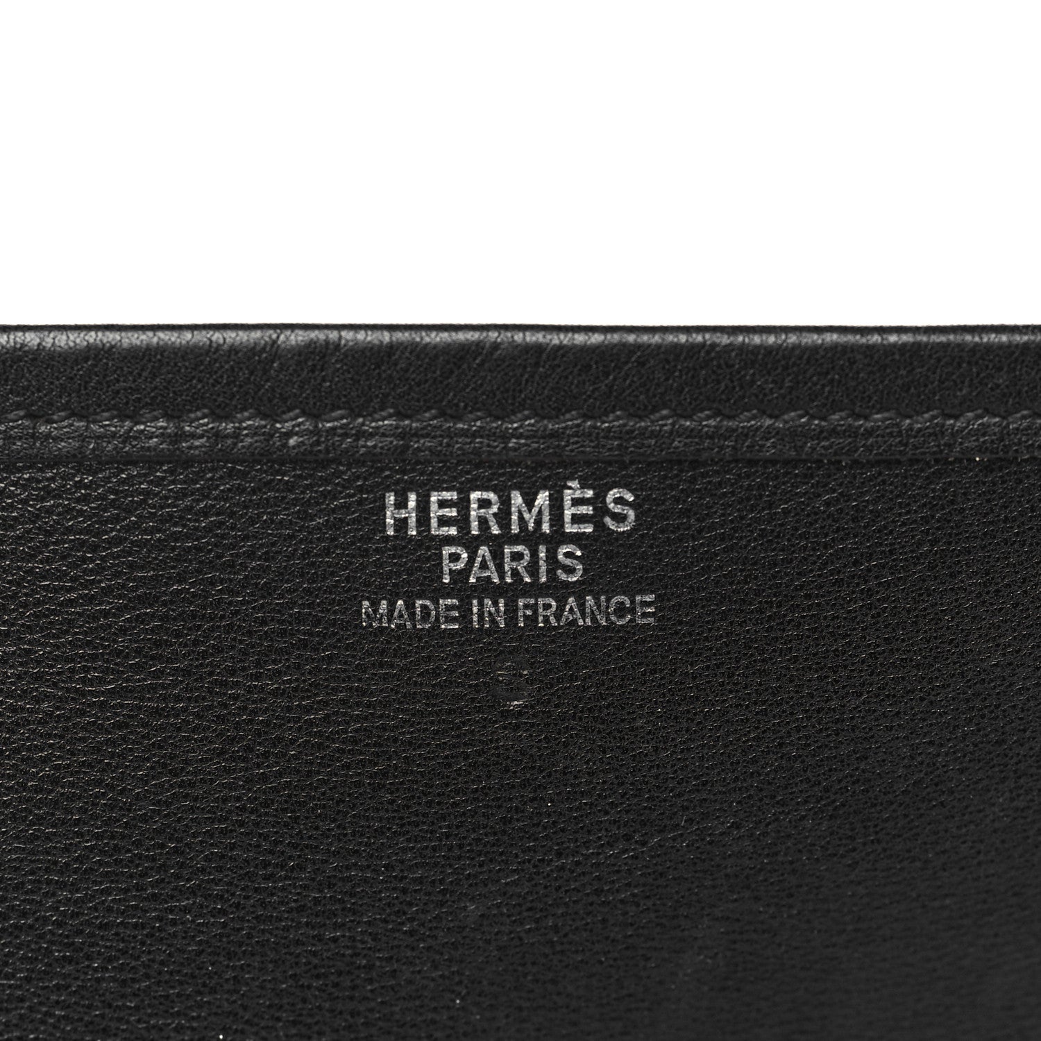 Hermes Lambskin Christine Black 5 of 7