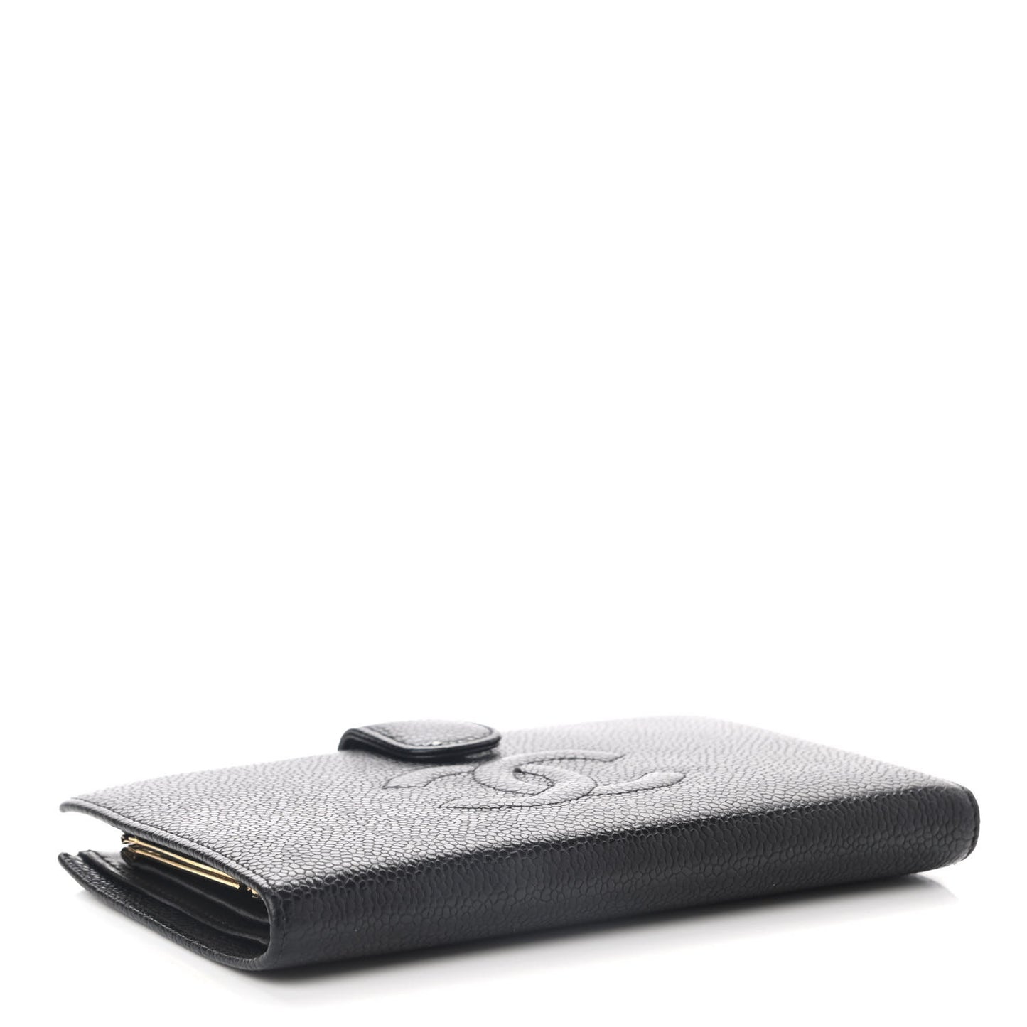Caviar Timeless CC French Wallet Black