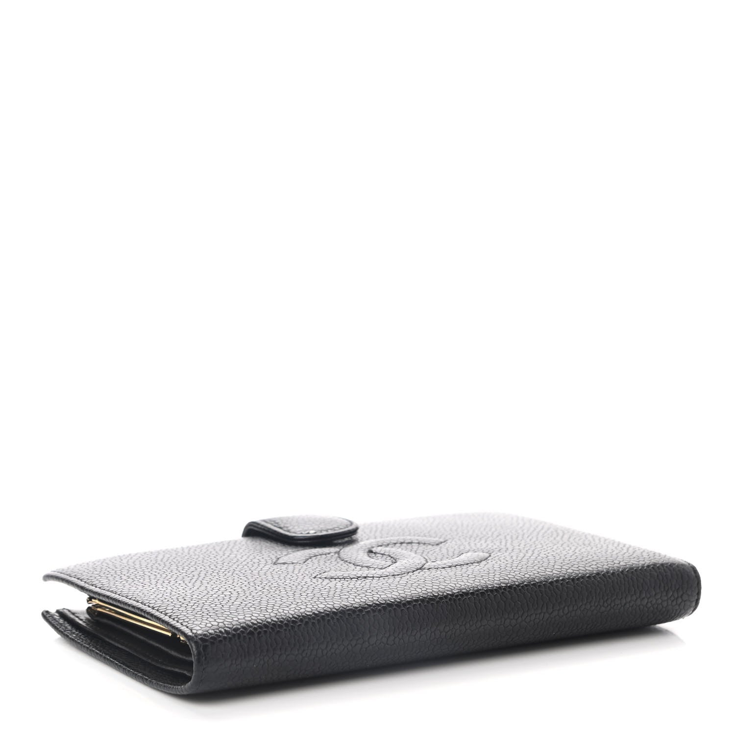 Chanel Caviar Timeless CC French Wallet Black 4 of 10