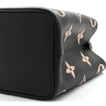 Louis Vuitton Empreinte Monogram Giant Neonoe MM Black Beige 10 of 10