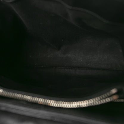 Saint Laurent Calfskin Y Quilted Monogram Medium Loulou Chain Satchel Black 5 of 12