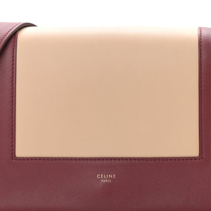 Celine Shiny Smooth Calfskin Medium Frame Shoulder Bag Ruby Nude 9 of 11