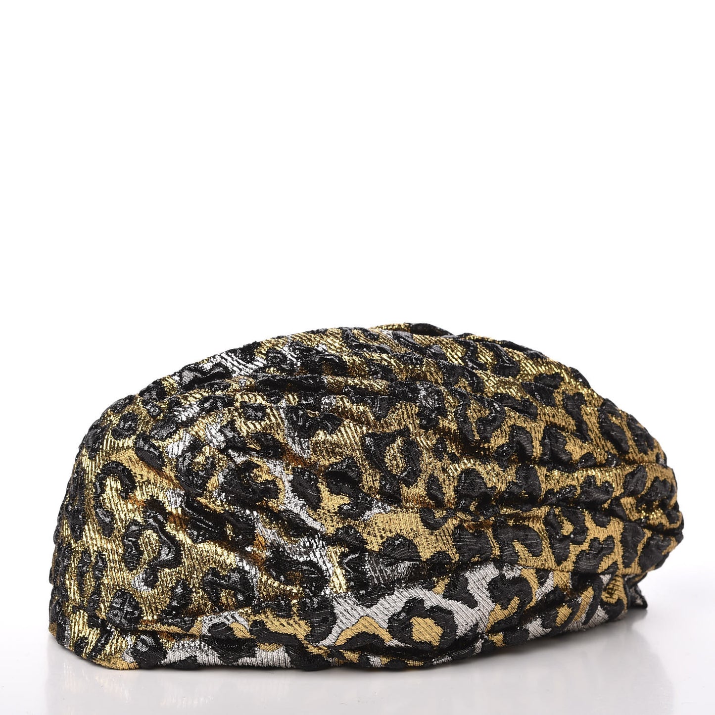 Metallic Leonte Turban L 58 Black Gold