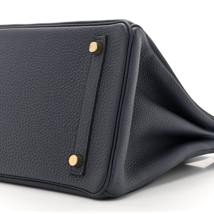 Hermes Togo Birkin 30 Bleu Nuit 9 of 10