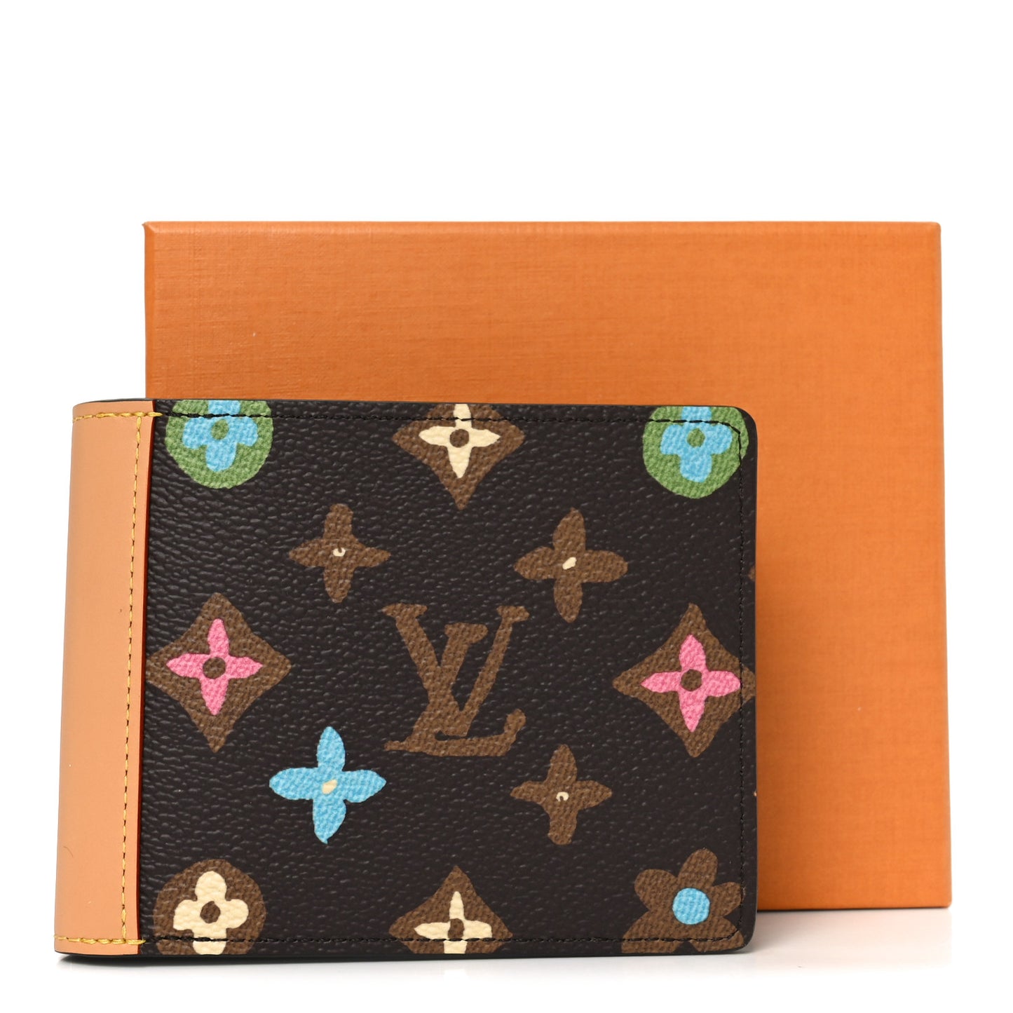 X TYLER THE CREATOR Monogram Craggy Multiple Wallet Chocolate