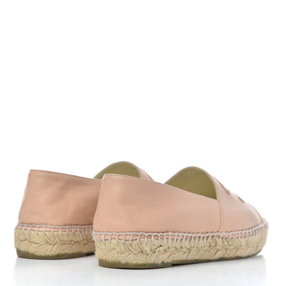 Chanel Lambskin CC Espadrilles 35 Nude 4 of 20