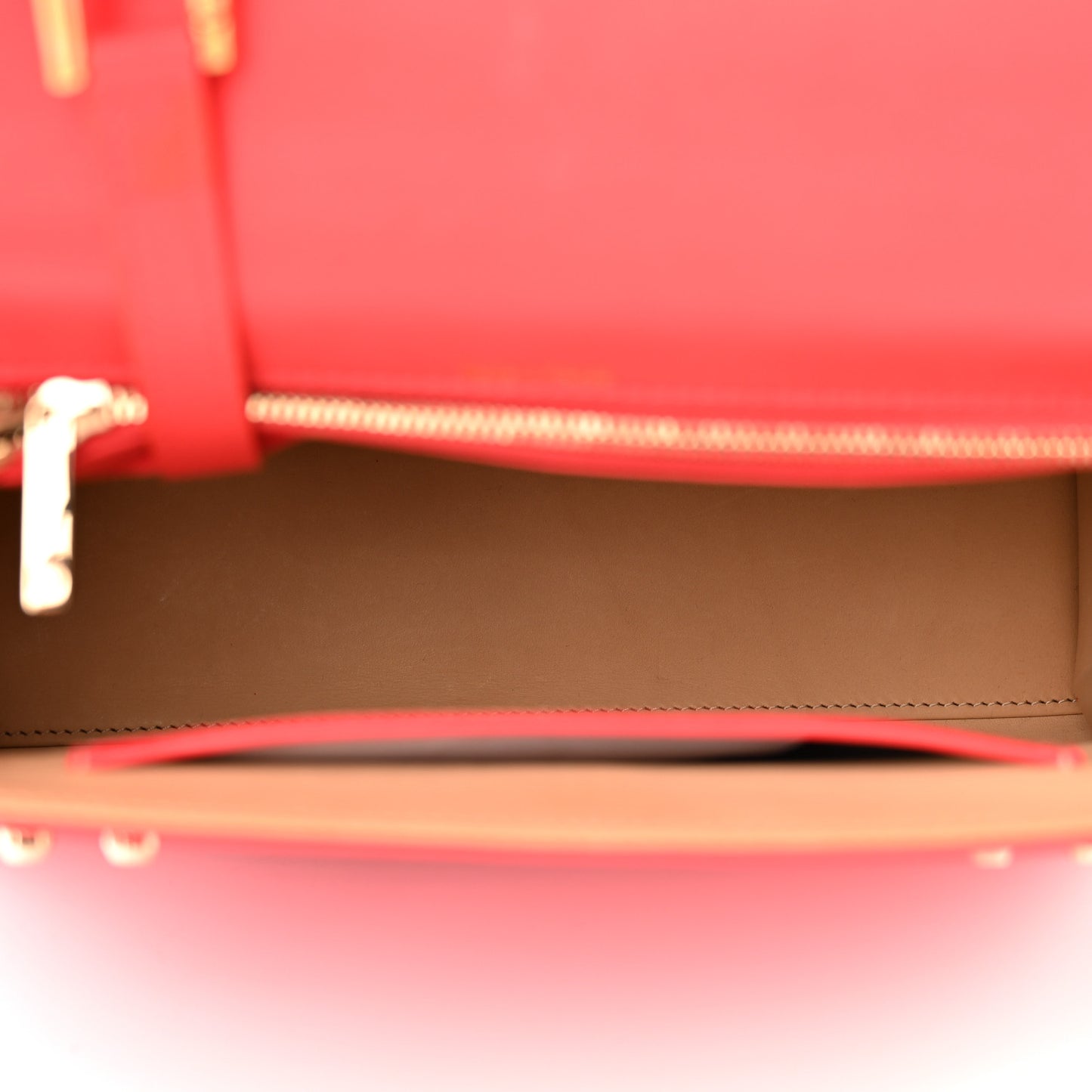 Calfskin MM Tempete Satchel Coral