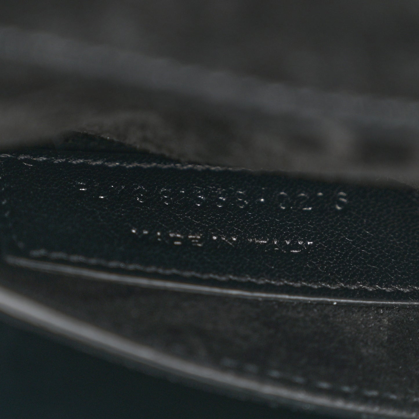 Suede Fringe Small Monogram Satchel Black