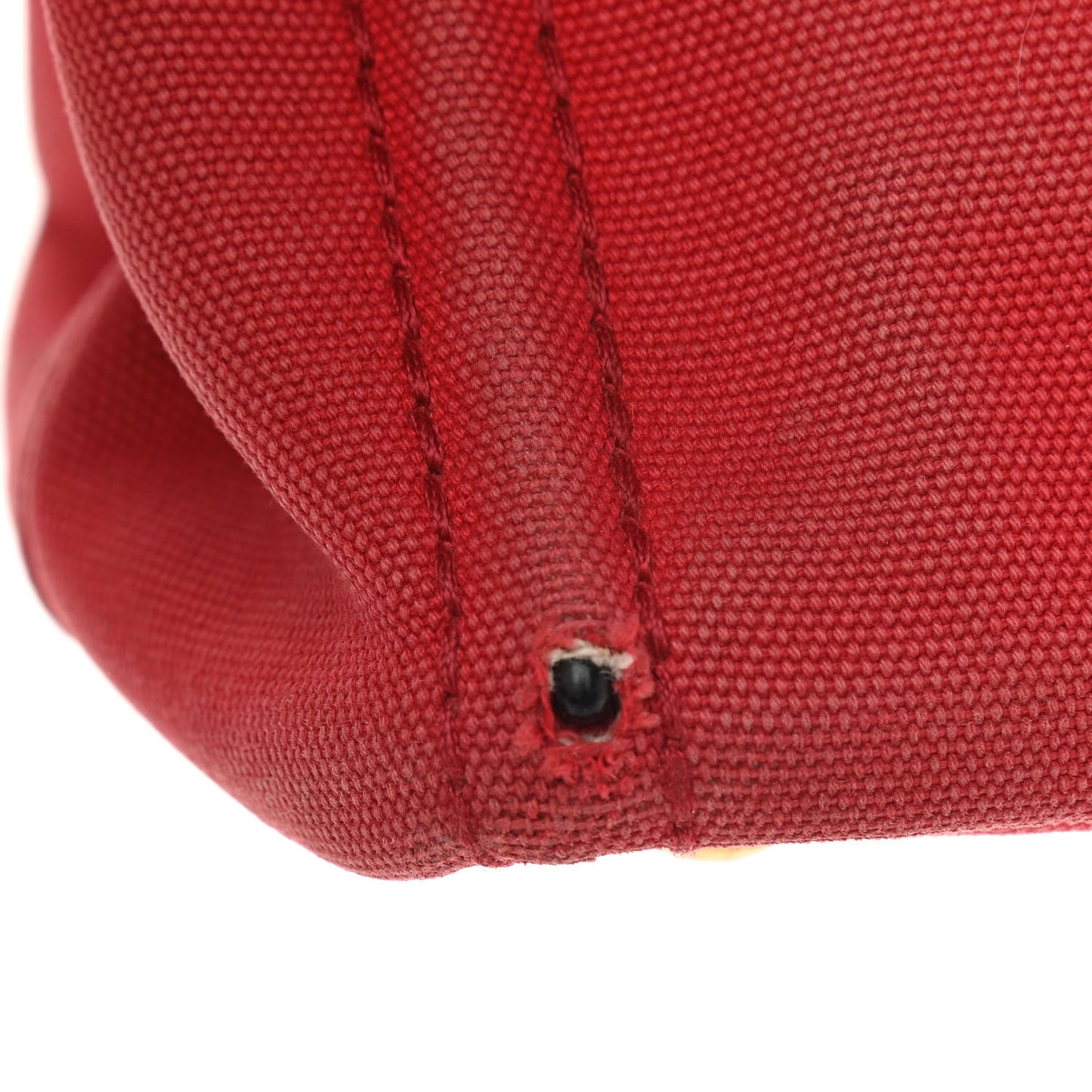 Canapa Small Logo Tote Rosso