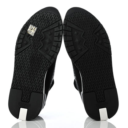 Hermes Neoprene Suede Sneakers 43 Black White 5 of 8