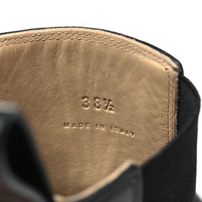 Bottega Veneta Calfskin The Flash Chelsea Boots 38.5 Black Grass 9 of 9